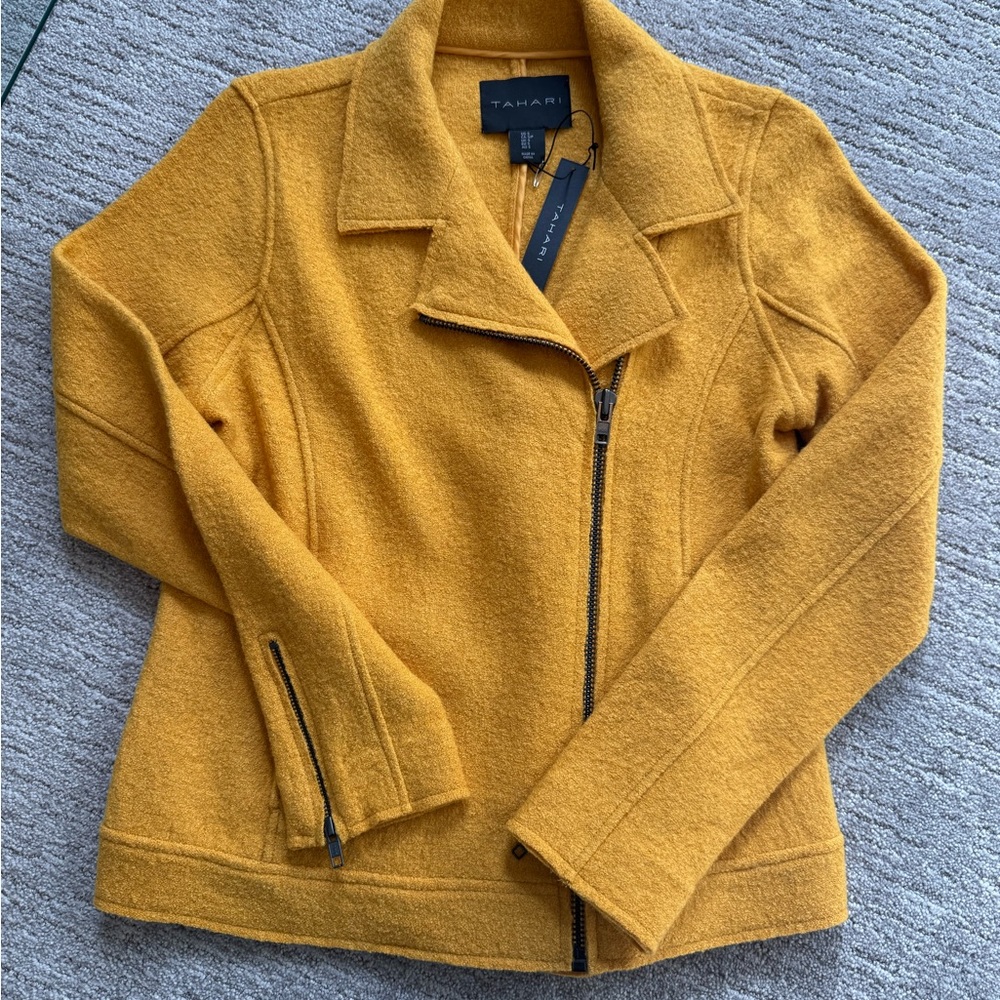 Tahari Women's Yellow Jacket